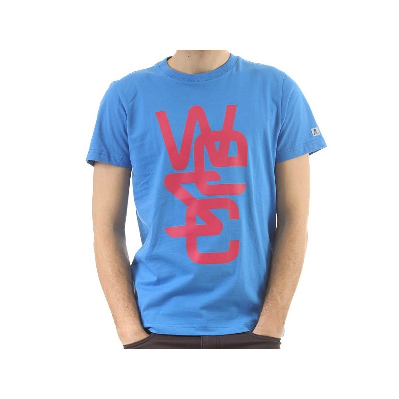 CAMISETA WESC OVERLAY T-SHIRT HORIZON BLUE﻿