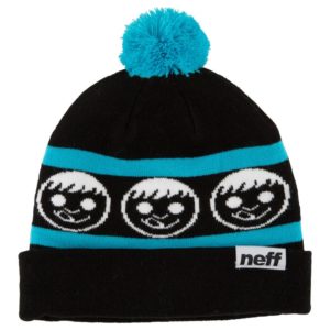 GORRO NEFF STANDARD BLACK / CYAN