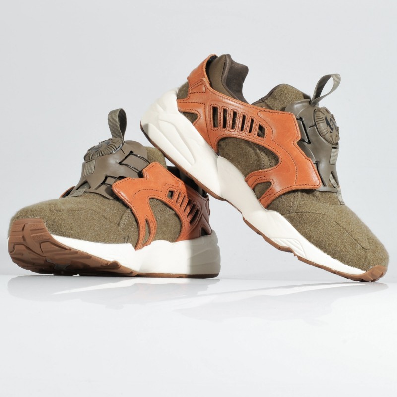 ZAPATILLA PUMA DISC BLAZE FELT TRINOMIC GREEN