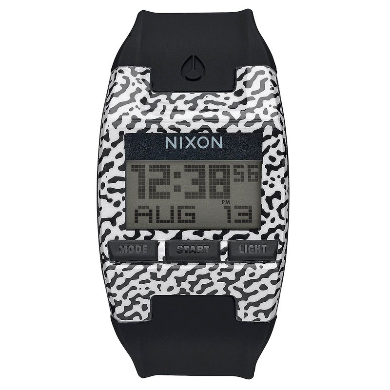 RELOJ NIXON COMP S BLACK / WHITE AMOEBA