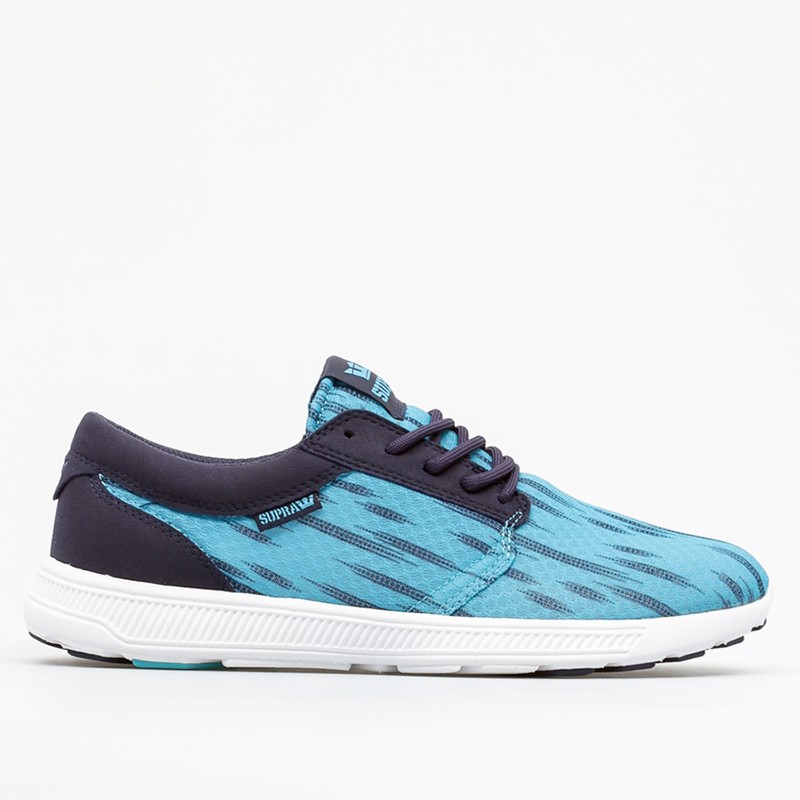 ZAPATILLA SUPRA HAMMER RUN NEON BLUE / NAVY WHITE