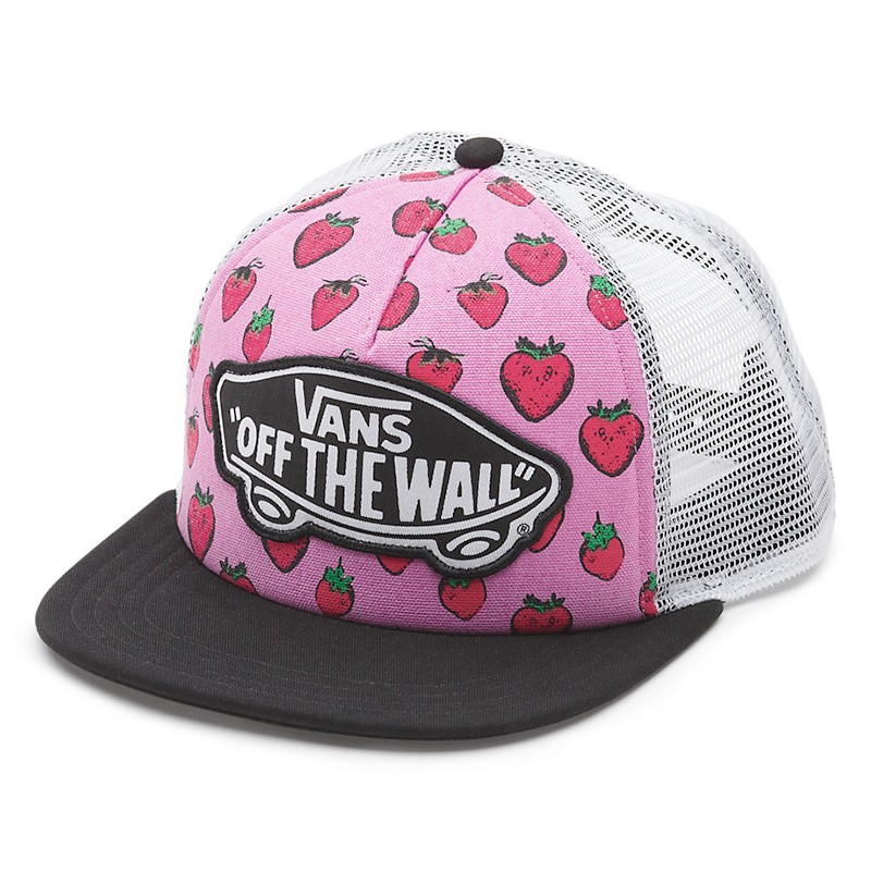 GORRA VANS BEACH GIRL TRUCKER STRAWBERRIES PASTEL / LAVENDER / TRUE WHITE