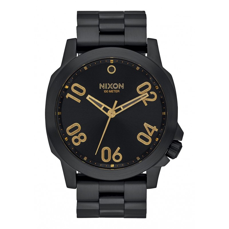 RELOJ NIXON RANGER 45 ALL BLACK / GOLD