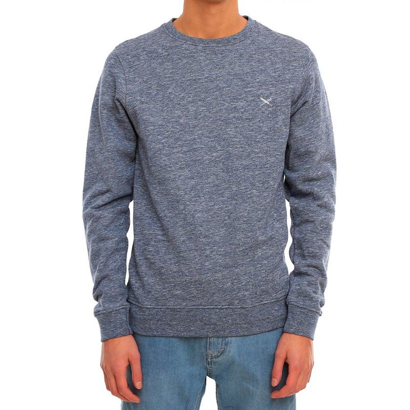 SUDADERA IRIEDAILY CHAMISSO 2 FLAG CREW STEEL MEL