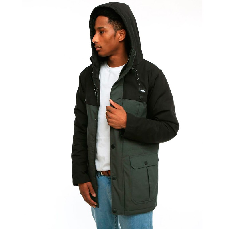 PARKA IRIEDAILY EISSEGLER 2.0 BLACK / OLIVE