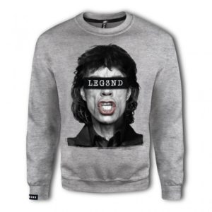 SUDADERA LEG3ND ROSTROS DE LEYENDA JAGGER