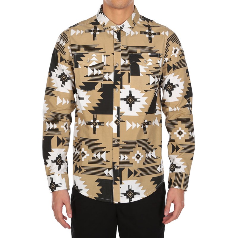 CAMISA IRIEDAILY NOMADO LS KHAKI