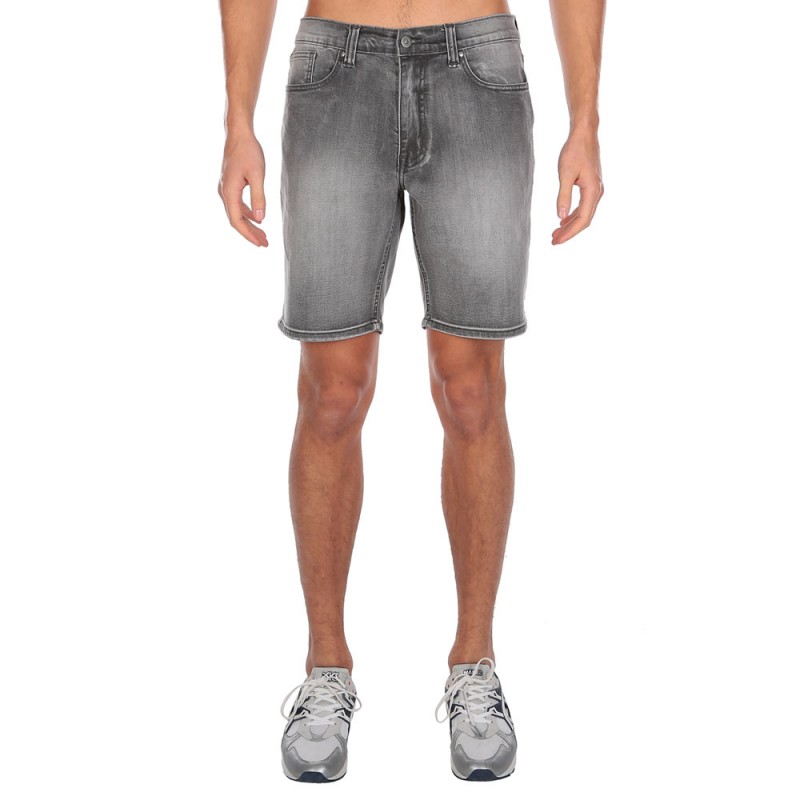 PANTALÓN CORTO IRIEDAILY SLIM SHOT 3D LAVADO GRIS