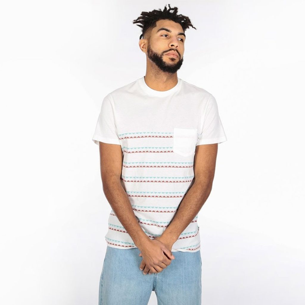 Camiseta Iriedaily Monte Noe Block 0 Ecru