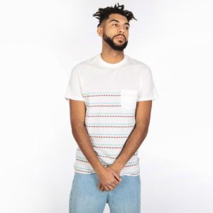 Camiseta Iriedaily Monte Noe Block 0 Ecru